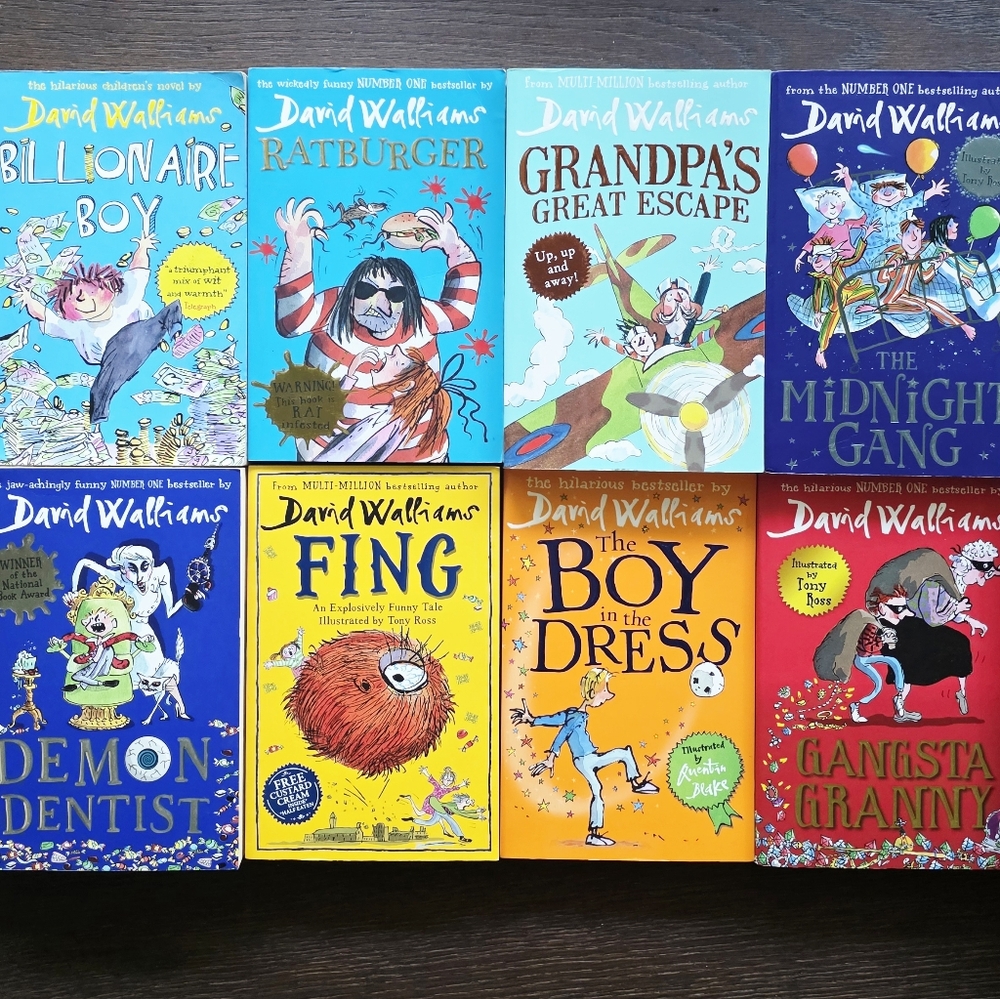 Children's paperback book bundle from British author David Walliams.